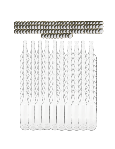 Butelki 700 ml na sok nalewkę syrop ocet tradycyjne fi28 100szt NAKRĘTKI - product 2