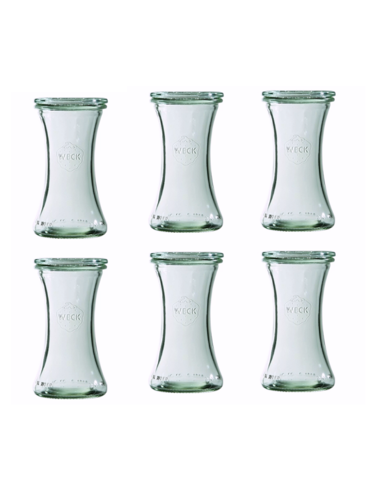 Słoiki weck - Słoiki Weck 200 ml słoiki szklane ozdobne DELI na deserki pucharki 6szt - product b2b.wamar.biz 2