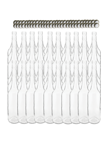 Butelki 700 ml na sok nalewkę syrop ocet tradycyjne fi28 60szt NAKRĘTKI - product 2