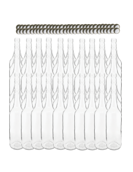 Butelki 700 ml na sok nalewkę syrop ocet tradycyjne fi28 60szt NAKRĘTKI - product 2