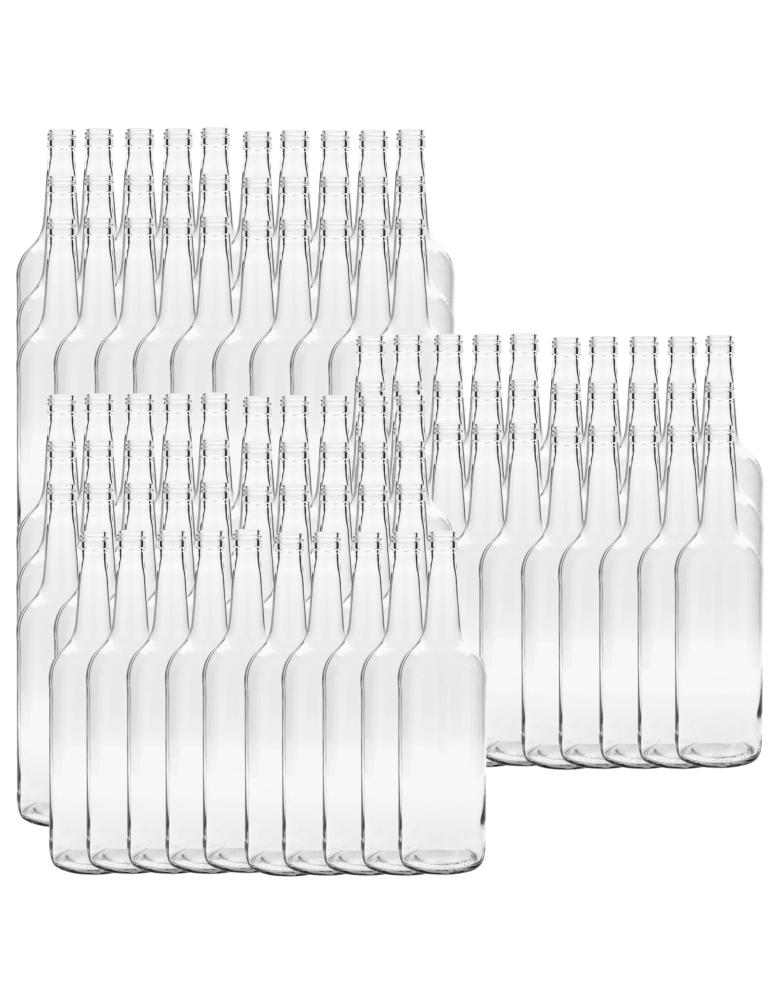 Szklane butelki na alkohol - galoniki - Butelki 1000 ml 1L na sok nalewkę syrop ocet fi28 100szt BEZ NAKRETEK - product b2b.wamar.biz 2