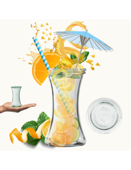 Słoik Weck 200 ml słoik szklany ozdobny DELI na deser wieko szklane 1szt