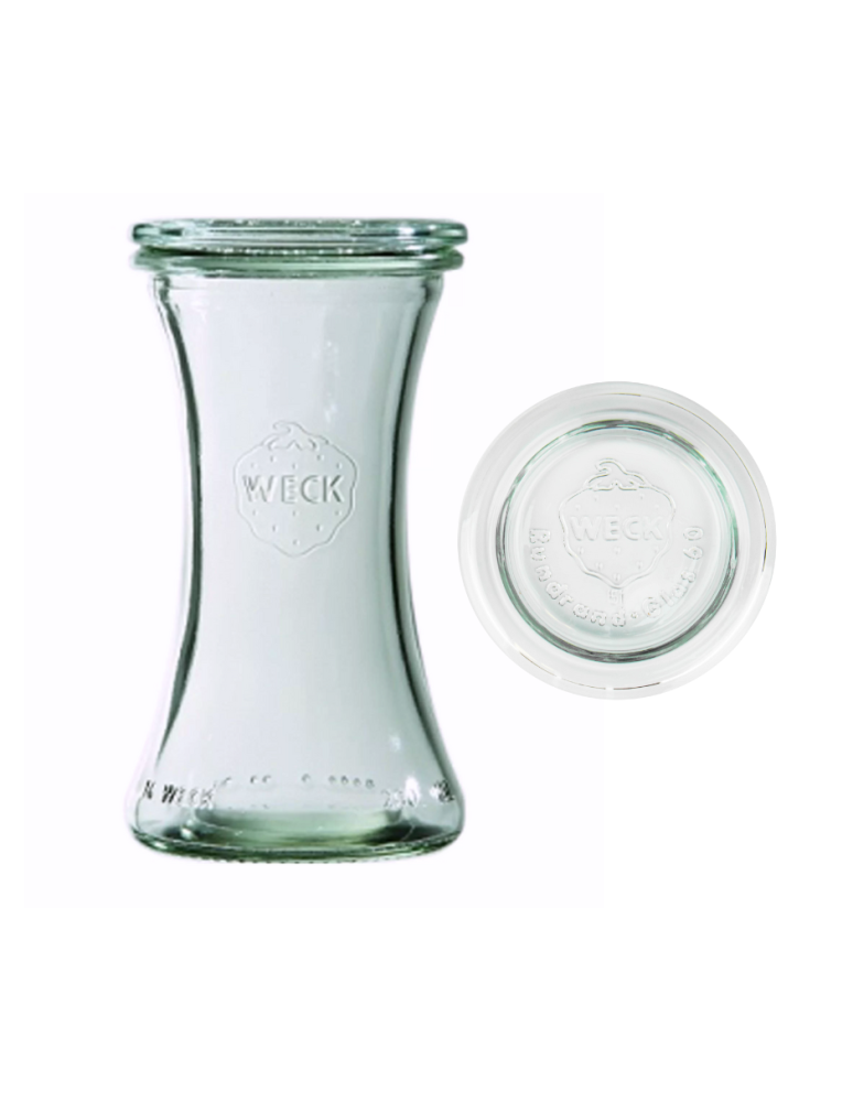 Słoiki weck - Słoik Weck 200 ml słoik szklany ozdobny DELI na deser wieko szklane 1szt - product b2b.wamar.biz 2