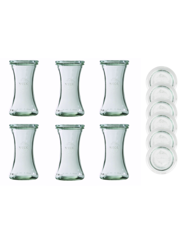 Słoiki Weck 200 ml słoiki szklane ozdobne DELI przyprawy wieka szklane 6szt - product 2