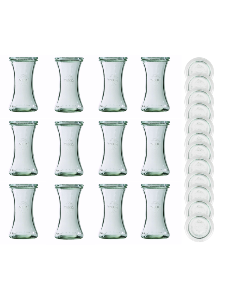 Słoiki weck - Słoiki Weck 200 ml słoiki szklane ozdobne DELI przyprawy wieka szkło 12szt - product b2b.wamar.biz 2