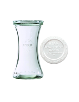 Słoik Weck 200ml na pucharek DELI żaroodporny plastikowe wieko 1szt TRWAŁE - product 2