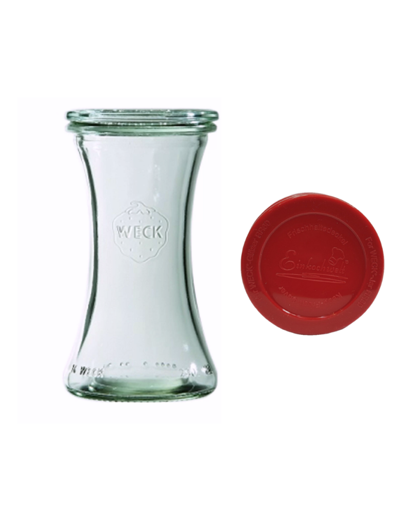 Słoiki weck - Słoik Weck 200ml na pucharek DELI żaroodporny silikonowe wieko 1szt TRWAŁE - product b2b.wamar.biz 2