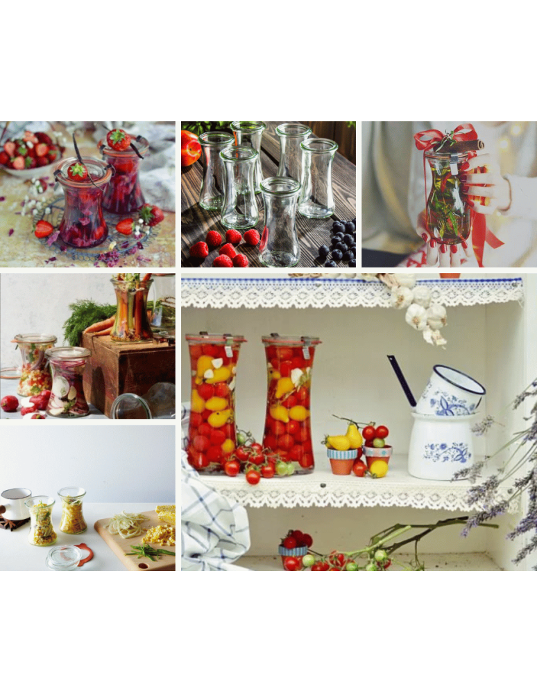 Słoiki weck - Słoiki Weck 200ml pucharek DELI żaroodporne silikonowe wieka 6szt TRWAŁE - product b2b.wamar.biz 8