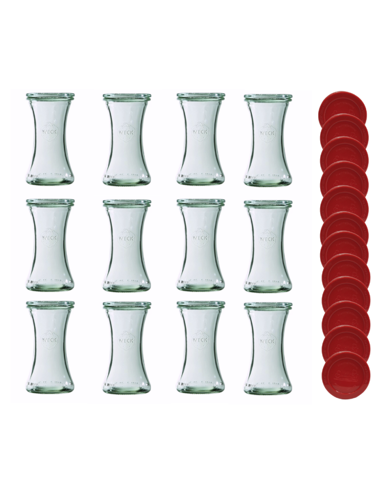 Słoiki weck - Słoiki Weck 200ml pucharek DELI żaroodporne silikonowe wieka 12szt TRWAŁE - product b2b.wamar.biz 2