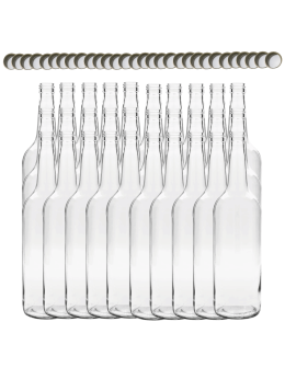 Butelki 1000 ml 1L na sok nalewkę syrop ocet tradycyjne fi28 30szt NAKRĘTKI - product 2