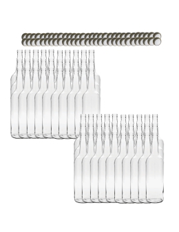 Butelki 1000 ml 1L na sok nalewkę syrop ocet tradycyjne fi28 60szt NAKRĘTKI - product 2