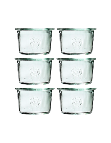 Słoiki Weck 80 ml słoiki szklane ozdobne MOLD na deserki pucharki 6szt - product 2