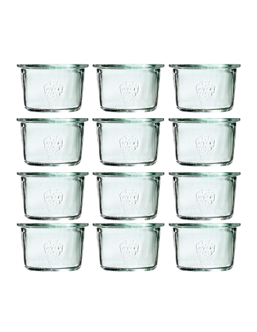 Słoiki Weck 80 ml słoiki szklane ozdobne MOLD na deserki pucharki 12szt - product 2