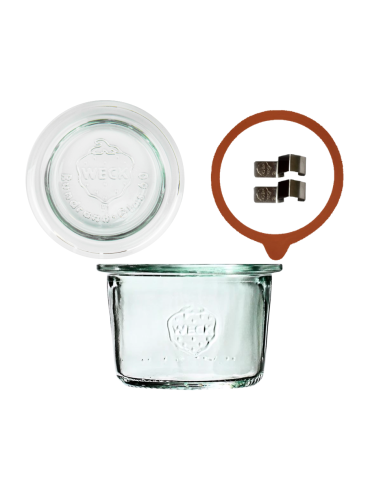 Słoik Weck 80 ml przetwory MOLD żaroodporny dżem zapinki wieko gumka 1szt - product 2