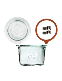 Słoik Weck 80 ml przetwory MOLD żaroodporny dżem zapinki wieko gumka 1szt - product 2