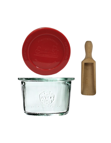 Słoik Weck 80ml na przetwory MOLD żaroodporny silikonowe wieko 1szt miarka - product 2