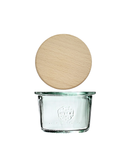 Słoik Weck 80ml na przetwory MOLD żaroodporny drewniane wieko 1szt SOLIDNY - product 2