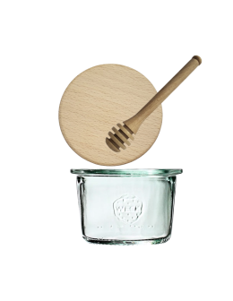 Słoik Weck 80ml przetwory MOLD żaroodporny drewniane wieko 1szt nabierak - product 2