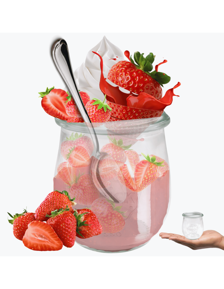 Słoiki weck - Słoik Weck 220ml słoik szklany ozdobny TULIP słoik na deser pucharek 1szt - product b2b.wamar.biz 1
