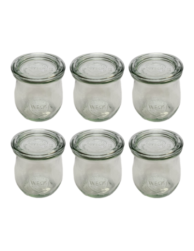 Słoiki weck - Słoiki Weck 220ml słoiki szklane ozdobne TULIP przyprawy wieka szklane 6szt - produkt b2b.wamar.biz 2