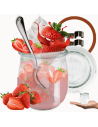 Słoik Weck 220ml przetwory TULIP żaroodporny dżem blaszki wieko gumka 1szt