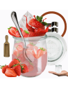 Słoik Weck 220ml przetwory TULIP żaroodporny miarka zapinki wieko gumka 1szt
