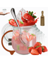 Słoiki Weck 220ml przetwory TULIP żaroodporne miara klamry wieko gumka 12szt