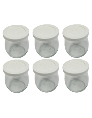 Słoiki Weck 220ml przetwory TULIP żaroodporne weki plastikowe wieka 6szt - product 2