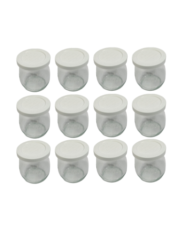 Słoiki Weck 220ml przetwory TULIP żaroodporne weki plastikowe wieka 12szt - product 2