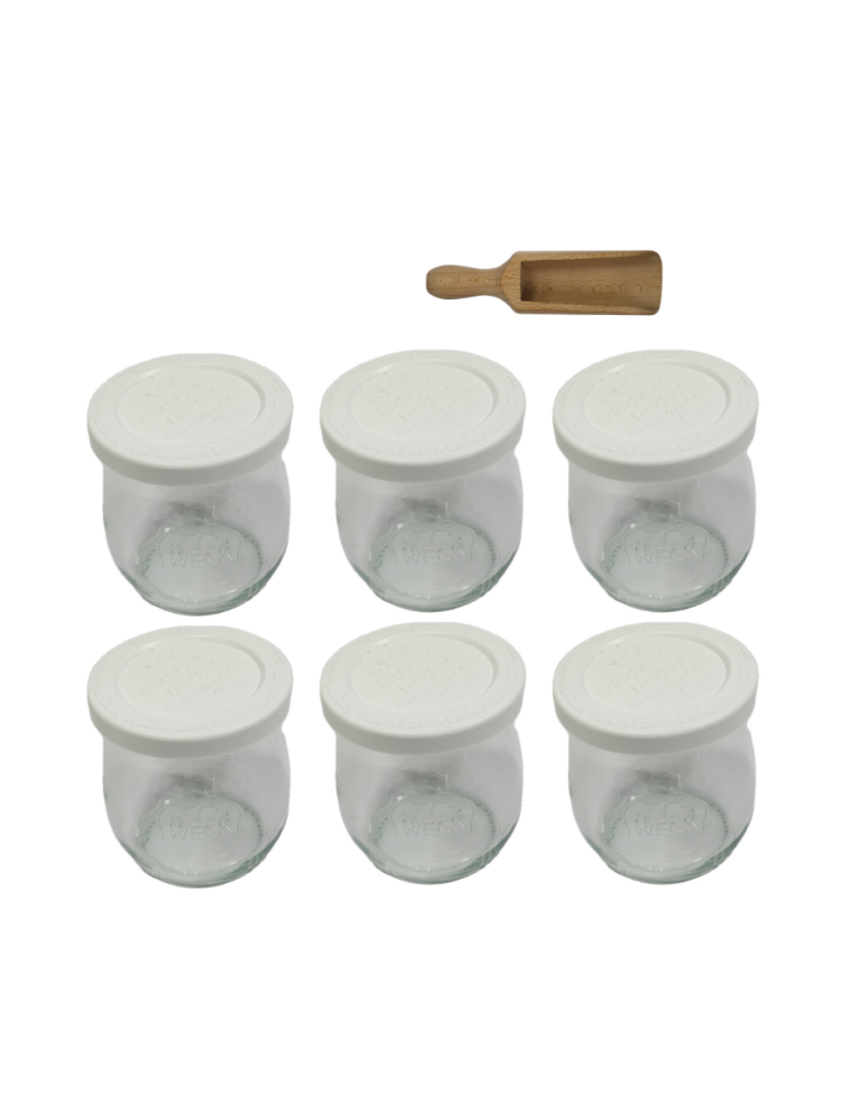 Słoiki weck - Słoiki Weck 220ml przetwory TULIP żaroodporne plastikowe wieka MIARKA 6szt - product b2b.wamar.biz 2