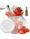 Słoiki Weck 220ml przetwory TULIP żaroodporne plastikowe wieka MIARKA 12szt