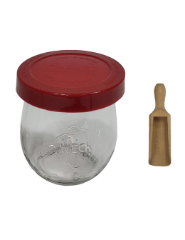 Słoik Weck 220ml na przetwory TULIP żaroodporny silikonowe wieko 1szt miarka - product 2