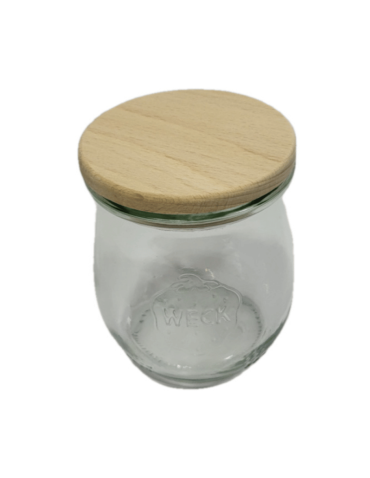 Słoik Weck 220ml na przetwory TULIP żaroodporny drewniane wieko 1szt SOLIDNY - product 2
