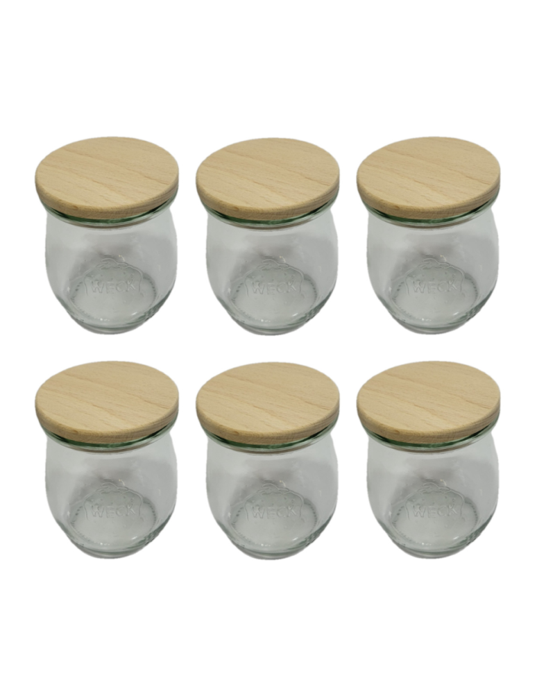 Słoiki weck - Słoiki Weck 220ml przetwory TULIP żaroodporne drewniane wieka 6szt SOLIDNE - product b2b.wamar.biz 2