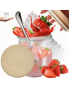 Słoiki Weck 220ml przetwory TULIP żaroodporne drewniane wieka 12szt SOLIDNE
