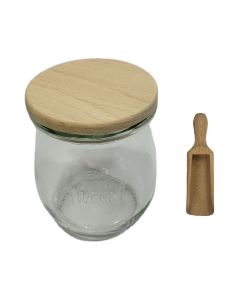 Słoiki weck - Słoik Weck 220ml na przetwory TULIP żaroodporny drewniane wieko 1szt miarka - product b2b.wamar.biz 2