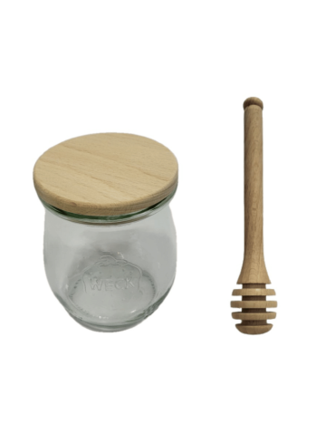 Słoik Weck 220ml przetwory TULIP żaroodporny drewniane wieko 1szt nabierak - product 2