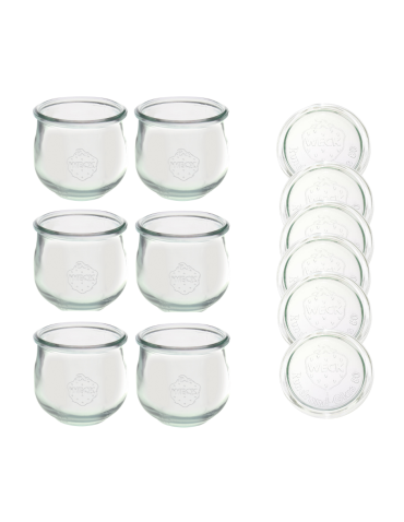 Słoiki Weck 370 ml słoiki szklane ozdobne TULIP przyprawy wieka szklane 6szt - product 2