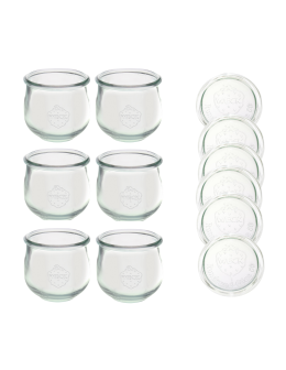 Słoiki Weck 370 ml słoiki szklane ozdobne TULIP przyprawy wieka szklane 6szt - product 2