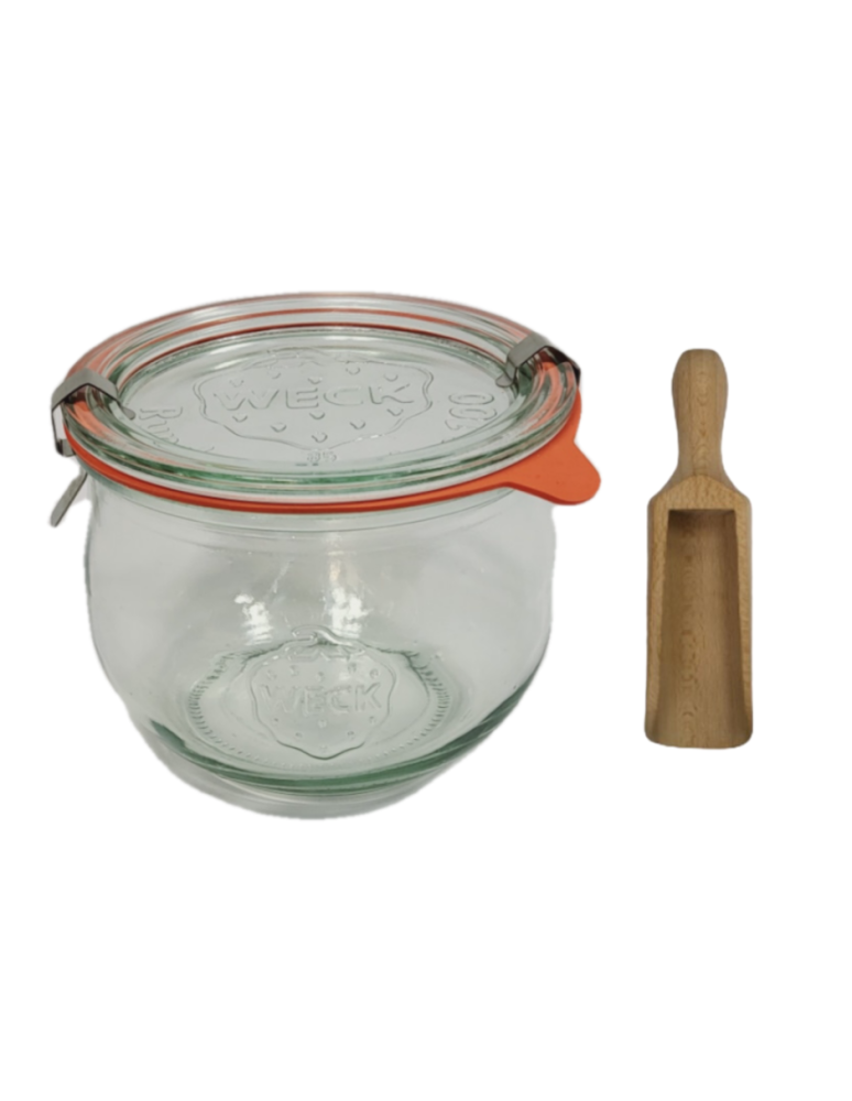 Słoiki weck - Słoik Weck 370ml przetwory TULIP żaroodporny miarka zapinki wieko gumka 1szt - product b2b.wamar.biz 2