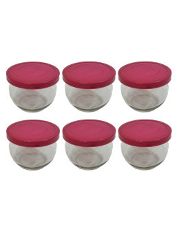 Słoiki Weck 370ml przetwory TULIP żaroodporne silikonowe wieka 6szt TRWAŁE - product 2