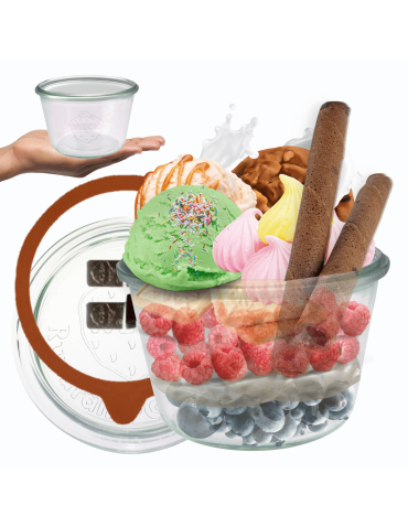 Słoik Weck 370 ml przetwory MOLD żaroodporny dżem zapinki wieko gumka 1szt