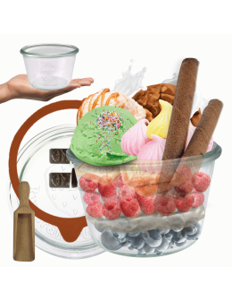 Słoik Weck 370ml przetwory MOLD żaroodporny miarka zapinki wieko gumka 1szt