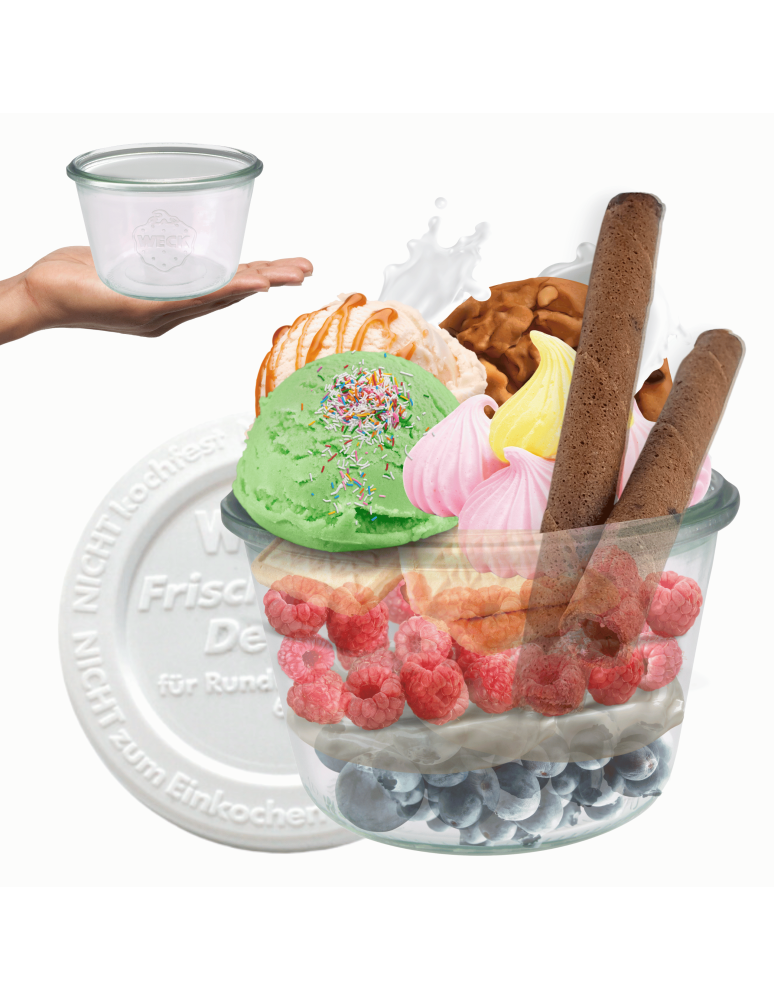 Słoiki weck - Słoik Weck 370ml na przetwory MOLD żaroodporny plastikowe wieko 1szt TRWAŁE - produkt b2b.wamar.biz 1