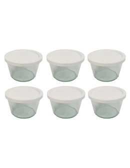 Słoiki Weck 370ml przetwory MOLD żaroodporne weki plastikowe wieka 6szt - product 2