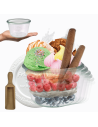Słoiki Weck 370ml przetwory MOLD żaroodporne plastikowe wieka MIARKA 6szt
