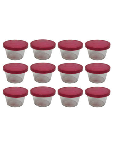 Słoiki Weck 370ml przetwory MOLD żaroodporne silikonowe wieka 12szt TRWAŁE - product 2