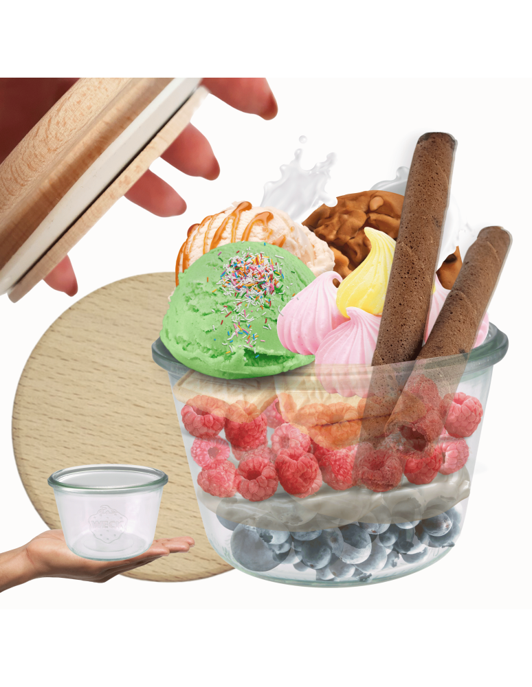 Słoiki weck - Słoik Weck 370ml na przetwory MOLD żaroodporny drewniane wieko 1szt SOLIDNY - product b2b.wamar.biz 1
