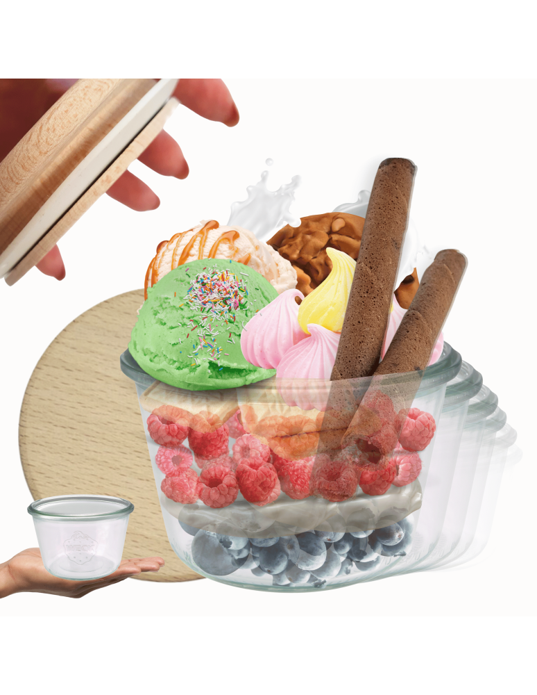 Słoiki weck - Słoiki Weck 370ml przetwory MOLD żaroodporne drewniane wieka 6szt SOLIDNE - product b2b.wamar.biz 1