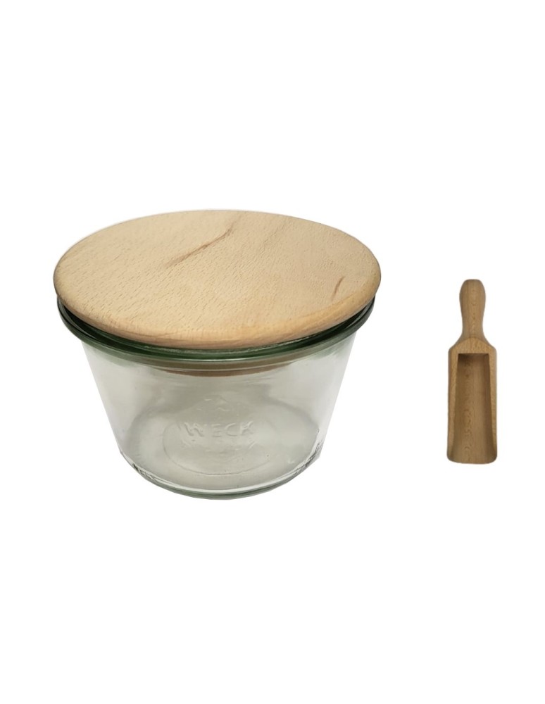 Słoiki weck - Słoik Weck 370ml na przetwory MOLD żaroodporny drewniane wieko 1szt miarka - produkt b2b.wamar.biz 2